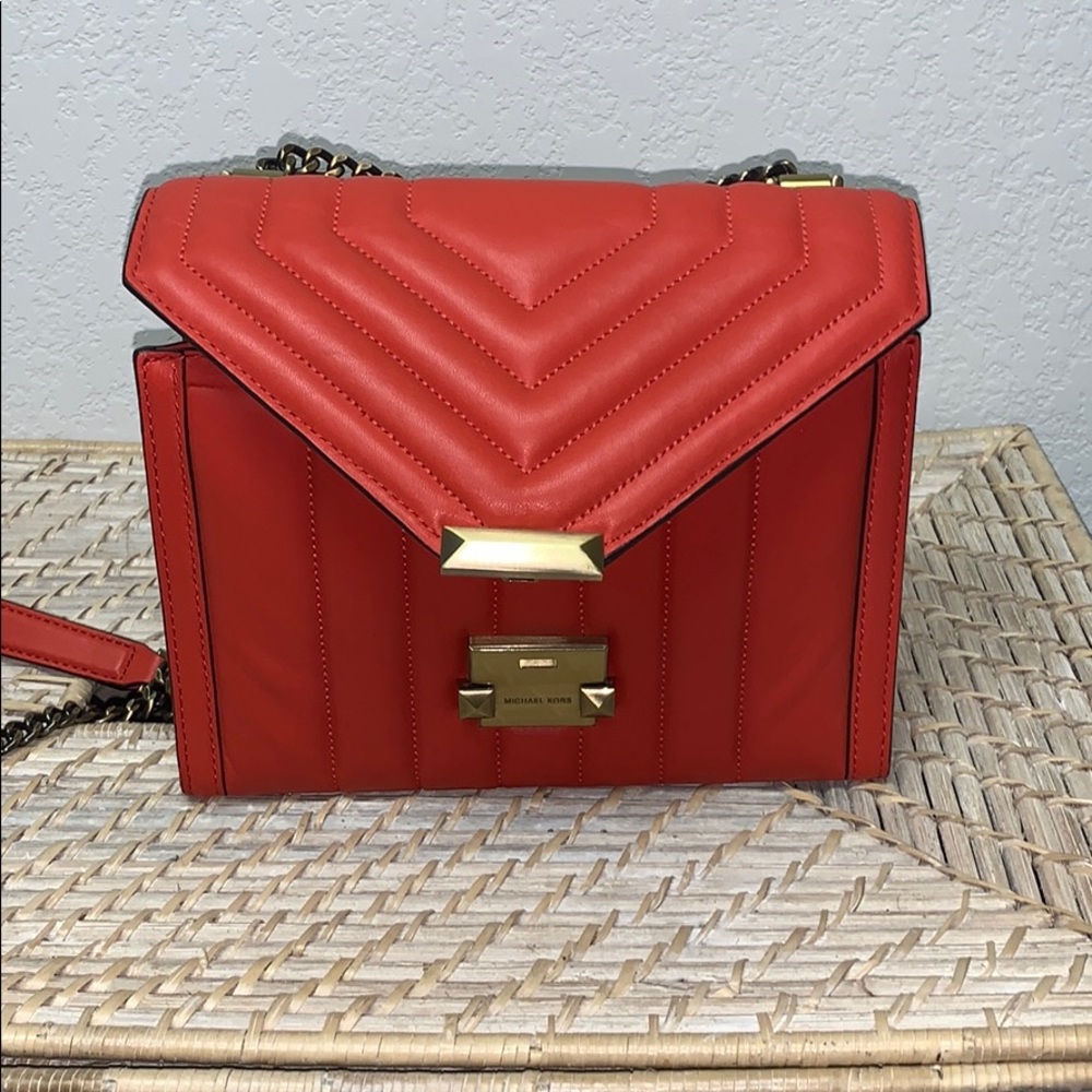 ❣️Michael Kors Whitney Luxurious Leather shoulder bag❣️ - Picture 7 of 8